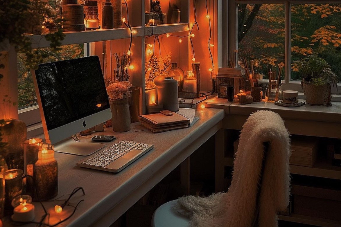 Meja Kerja yang Mengundang Senyum